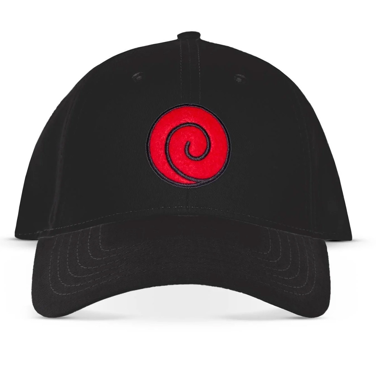 Affichez fièrement votre appartenance au Clan Uzumaki avec cette casquette ajustable Naruto Shippuden sous licence officielle ! Inspirée de l’univers du manga, elle arbore l’emblème du célèbre clan et offre un style unique pour les fans de Naruto.