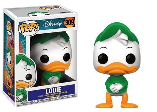 Apportez une touche d'astuce et de charme à votre collection avec cette figurine Funko Pop de Loulou de "Duck Tales".