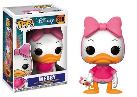 Découvrez le monde à travers les yeux de Zaza avec cette adorable figurine Funko Pop de Zaza (Webby Vanderquack) de "Duck Tales".