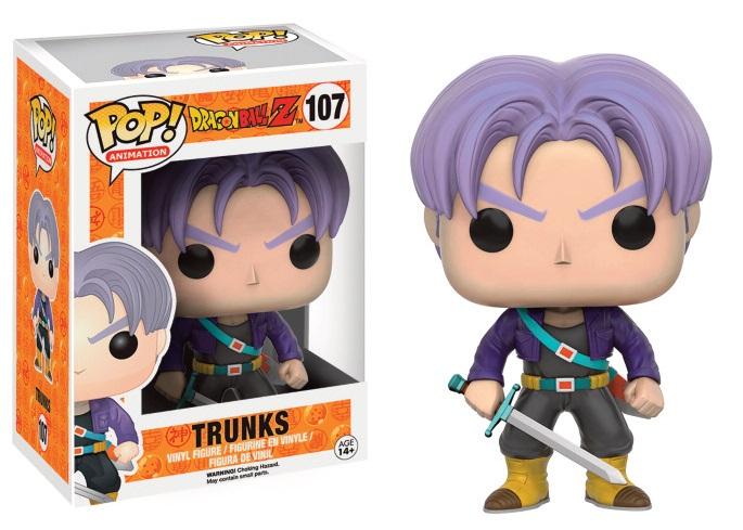 Ajoutez une touche de bravoure et d'héritage Saiyan à votre collection avec cette figurine Funko Pop de Trunks de "Dragon Ball".