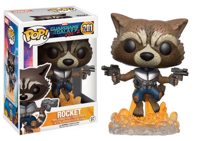 Ajoutez un peu de malice et d'ingéniosité à votre collection avec cette figurine Funko Pop de Rocket, le raton laveur génétiquement modifié des "Guardians of the Galaxy". 