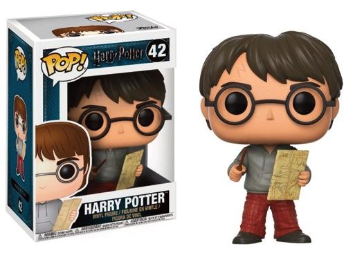 Embarquez dans une aventure magique avec cette figurine Funko Pop de Harry Potter tenant la mystérieuse Carte du Maraudeur.