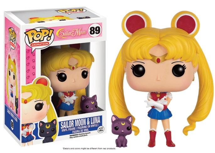 Célébrez le monde magique de "Sailor Moon" avec cette adorable figurine Funko Pop représentant la guerrière de l'amour et de la justice, Sailor Moon, accompagnée de sa fidèle compagne Luna.