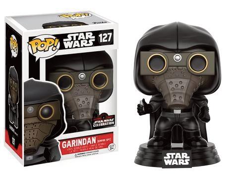 Immergez-vous dans les détails obscurs de l'univers "Star Wars" avec cette figurine Funko Pop de Garindan, le mystérieux espion de Mos Eisley.
