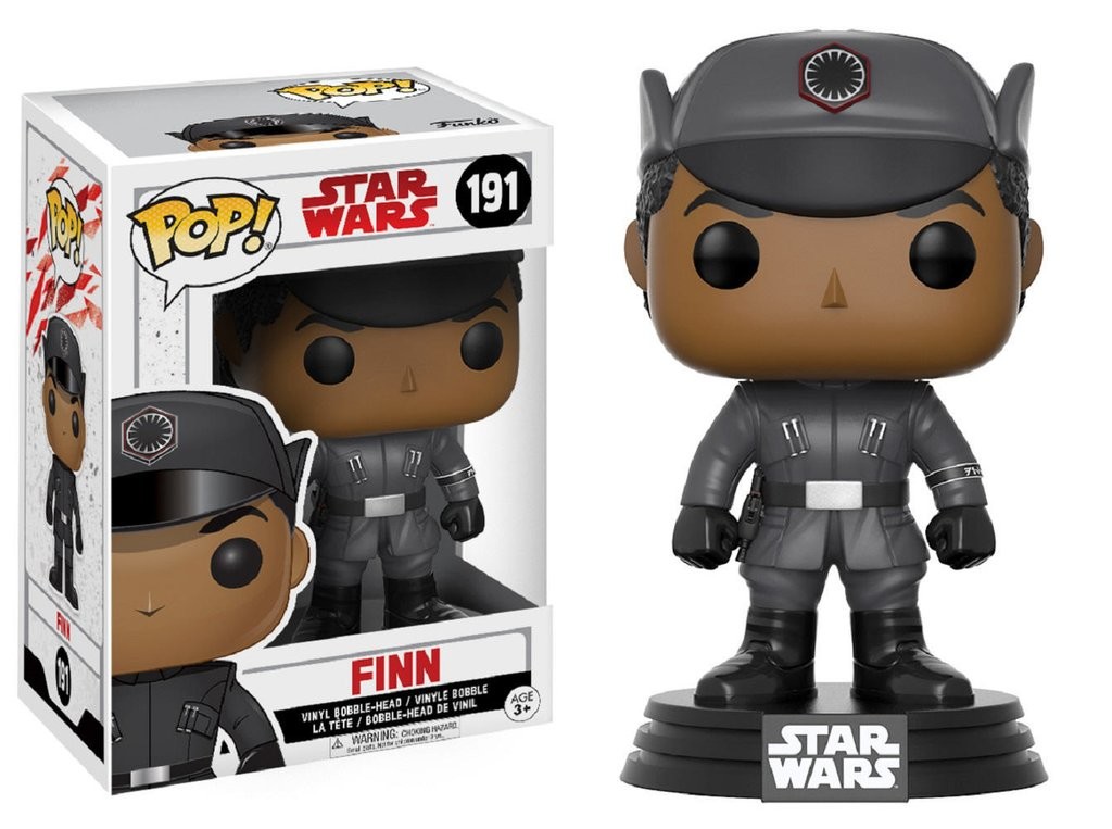 Célébrez l'un des héros les plus courageux de la galaxie avec cette figurine Funko Pop de Finn de "Star Wars".