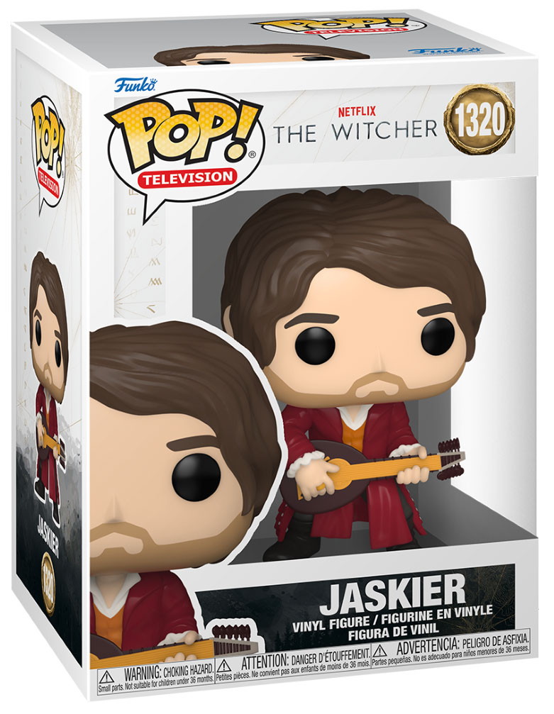 Ajoutez à votre collection "The Witcher" cette figurine Funko Pop! représentant Jaskier, le barde charismatique, tenant son luth emblématique. Un incontournable pour les fans de la série.