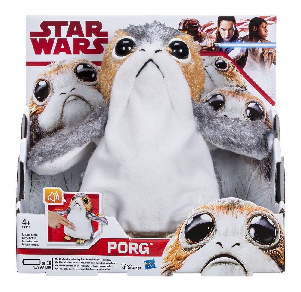 Embrassez la magie de "Star Wars: Les Derniers Jedi" avec cette adorable peluche interactive Porg.